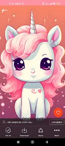 Cute Unicorn Wallpaper HD, 4k screenshot 0