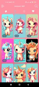 Cute Unicorn Wallpaper HD, 4k screenshot 1