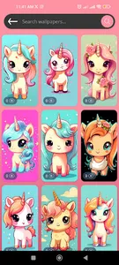 Cute Unicorn Wallpaper HD, 4k screenshot 5