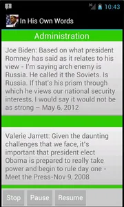 Obama, In His Own Words screenshot 1