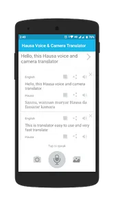 Hausa Voice and Camera Transla screenshot 1