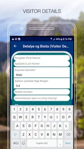 Calapan City Tourist Registrat screenshot 5