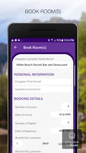 Tourist Registration (Puerto G screenshot 1