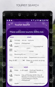 Tourist Registration (Puerto G screenshot 13