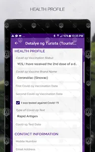 Tourist Registration (Puerto G screenshot 20