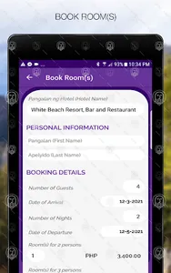 Tourist Registration (Puerto G screenshot 9