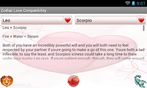 Zodiac Love Compatibility screenshot 1