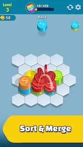 HexaCoin Harmony - Merge tiles screenshot 11