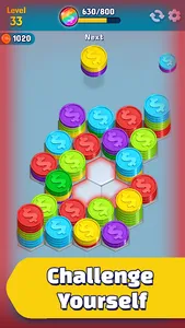 HexaCoin Harmony - Merge tiles screenshot 14