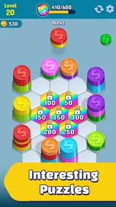 HexaCoin Harmony - Merge tiles screenshot 3