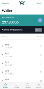 WPGT Deposit Wallet screenshot 0
