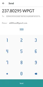 WPGT Deposit Wallet screenshot 2