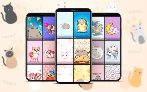 Cat Kawaii Wallpapers screenshot 0