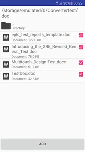 DOC to TXT converter screenshot 1