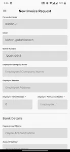 Invoice Registration Portal screenshot 1