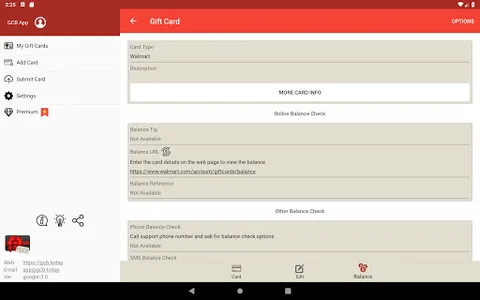 Gift Card Balance+ screenshot 22
