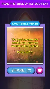 Daily Word Worship Bible Games screenshot 1