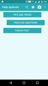 Daily Aptitude Test Questions screenshot 0