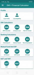 EMI Calculator for Bank loan,  screenshot 0