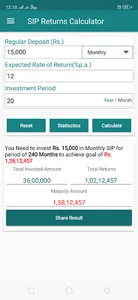 EMI Calculator for Bank loan,  screenshot 4