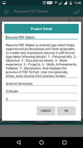 Resume PDF Maker / CV Builder screenshot 6