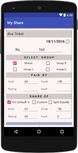 My Share - Share Your Bills/Ex screenshot 2