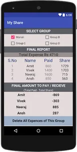 My Share - Share Your Bills/Ex screenshot 3