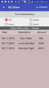 My Share - Share Your Bills/Ex screenshot 5