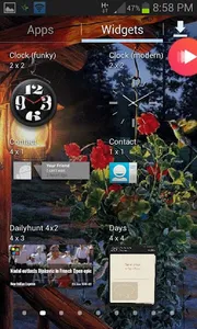 Flowers In Night LWP screenshot 2