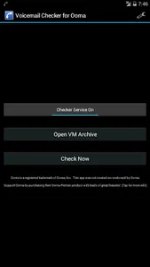 Voicemail Checker for Ooma screenshot 0