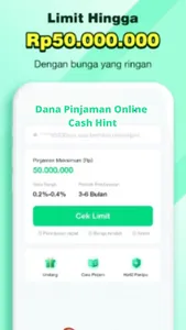 Dana Pinjaman Online Cash Hint screenshot 1