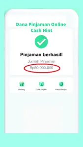 Dana Pinjaman Online Cash Hint screenshot 2