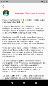 Bucurii esentiale blog screenshot 4
