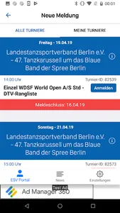ESV Portal - Tanzsport screenshot 1