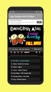 Lagu Dangdut Asik Full Bass screenshot 2