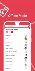 English to Danish Dictionary - screenshot 2