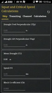 Ship Squat Calculator screenshot 1