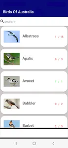 Birds of AUS (Check-List) screenshot 1
