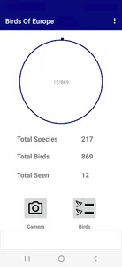 Birds of Europe (Check List) screenshot 0