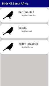 Birds of SA (Check-List) screenshot 2