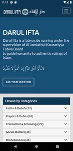 Darul Ifta Kauzariyya (Q&A) screenshot 13