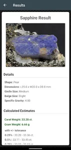 Gem Carat Weight Calculator screenshot 12