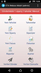 ETA Websis Mobil screenshot 1