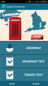 English grammar Test screenshot 0