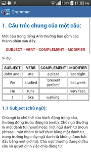 Ngu phap tieng anh - grammar screenshot 2