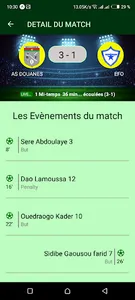 FasoScore screenshot 2