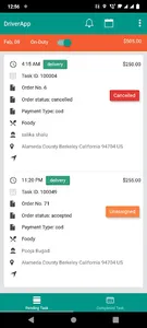Dauntless DriverApp screenshot 1