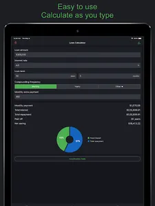 Loan calculator: Installment,  screenshot 3