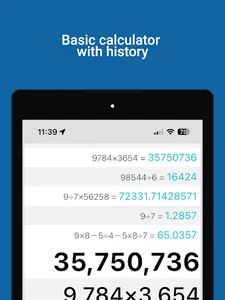 Easy Calculator with history screenshot 0