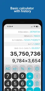 Easy Calculator with history screenshot 8